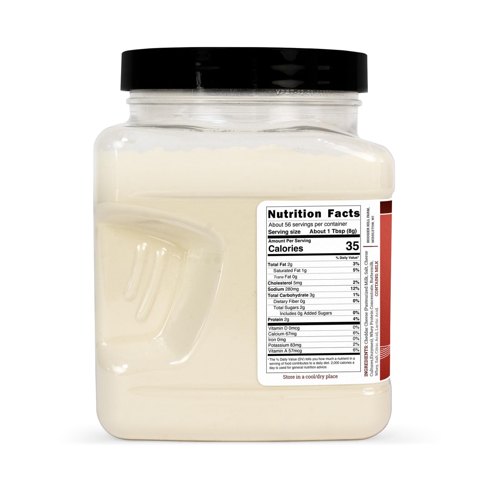 Hoosier Hill Farm White Cheddar Cheese Powder, 1 Pound