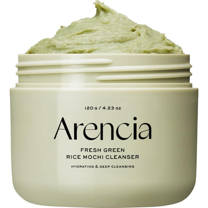 Arencia Green Rice Mochi Face Cleanser 120g - Available at All In One Marketplace Canada