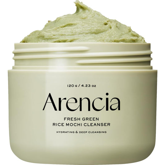 Arencia Green Rice Mochi Face Cleanser 120g - Available at All In One Marketplace Canada