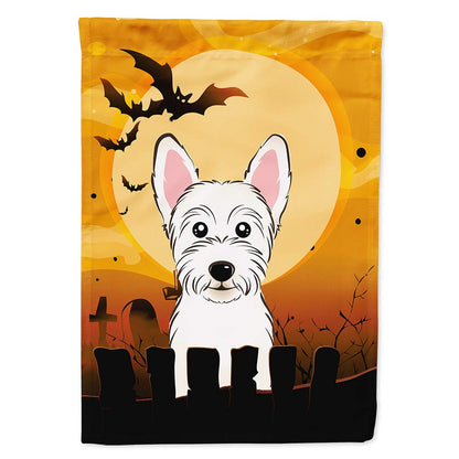 Drapeau de maison en toile Halloween Westie BB1784CHF de Caroline's Treasures, multicolore, grand format