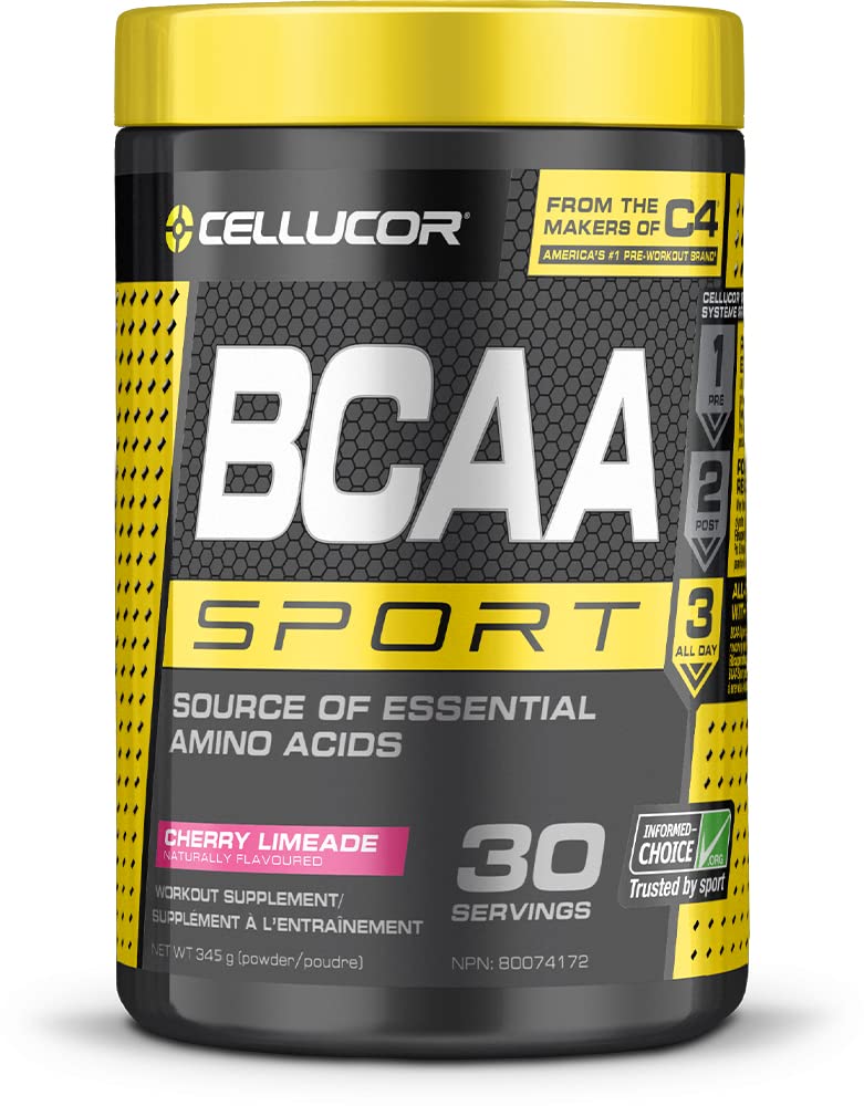 Cellucor BCAA Sport Recovery Powder – Cherry Limeade Flavor, 30 Servings
