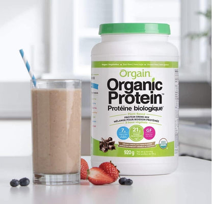 Orgain Organic Plant-Based Vanilla Bean Protein Powder - Vegan, Dairy-Free, Gluten-Free, 920g