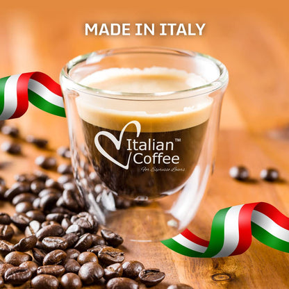 100 Ristretto Espresso Pods – Italian Coffee for Nespresso Original Machines