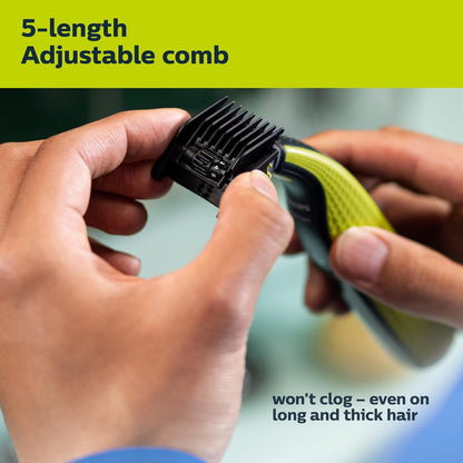 Philips OneBlade 360 Face, Wet & Dry, Trim, Edge & Shave with the 360 Blade, QP2724/22 - Available at All In One Marketplace Canada