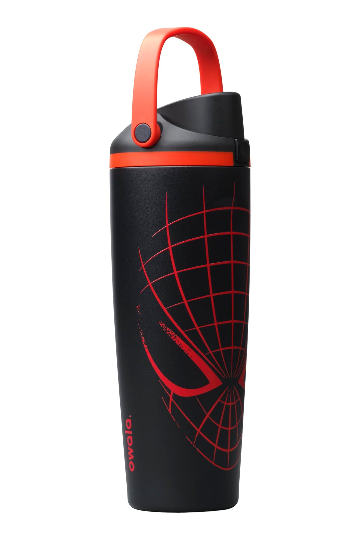 Marvel Owala FreeSip Sway Insulated Stainless Steel Water Bottle with Two-Way Spout, Built-In Straw and Bucket Handle, Made for Travel, School, and Sports, 30oz, BPA Free, Leak Proof, Night Watch