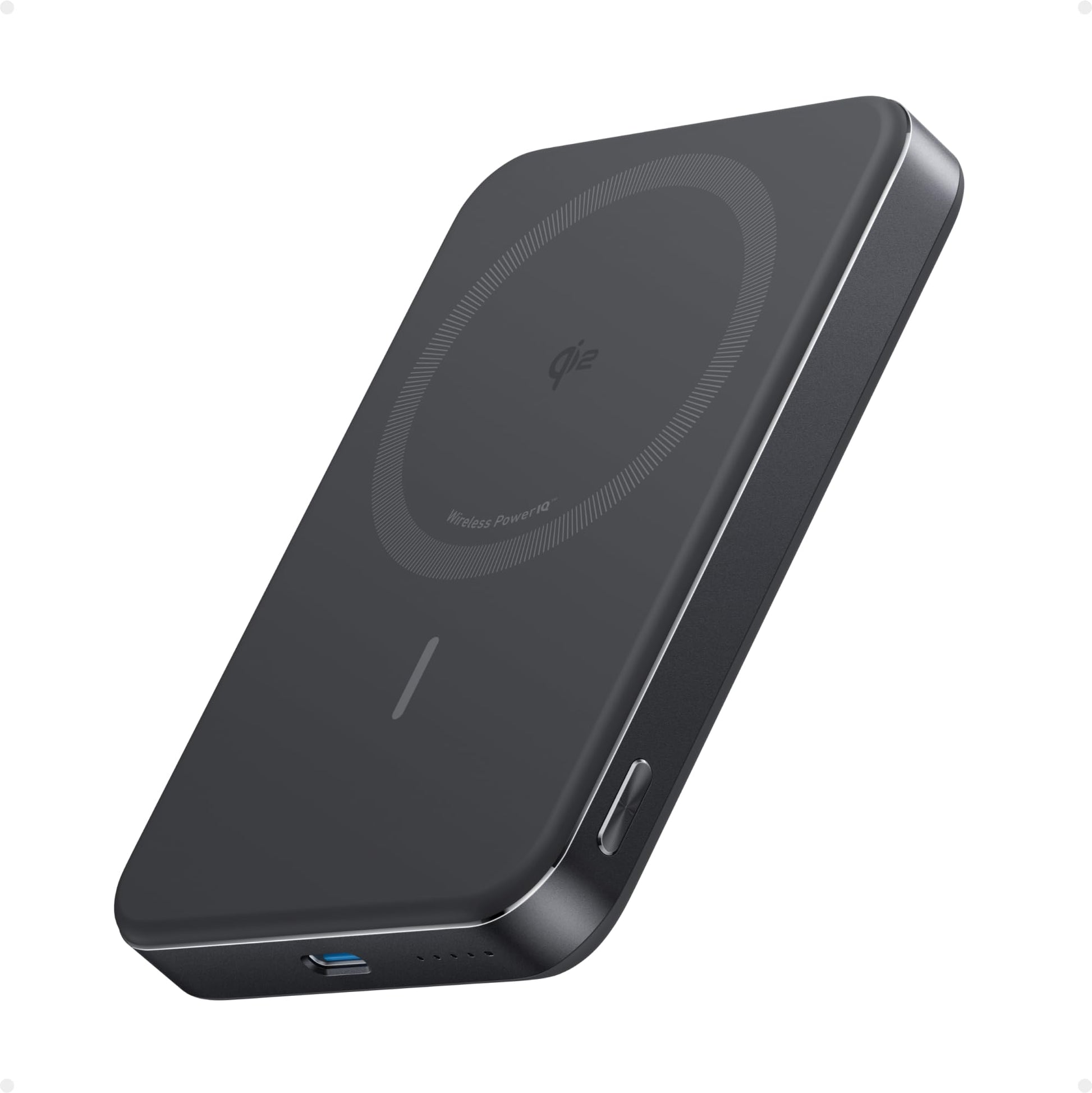 Anker MagGo Power Bank, Ultra-Slim 10,000mAh Magnetic Battery Pack, Qi2 Certified 15W Ultra-Fast MagSafe Compatible Portable Charger, Ergonomic Design, for iPhone17/16/15/14 Series, and More - Available at All In One Marketplace Canada