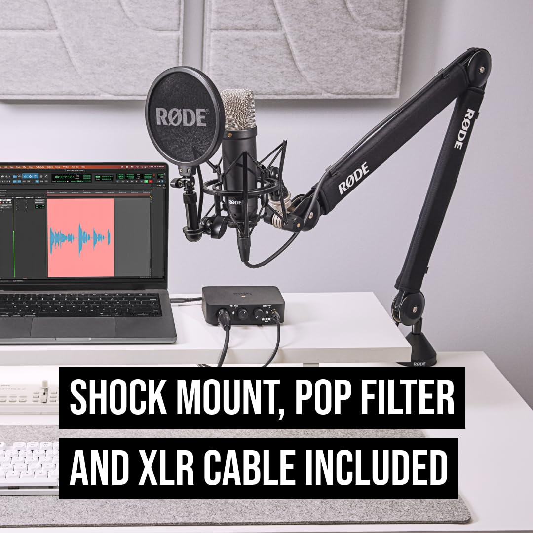 RODE Condenser Microphone (NT1SIGNATUREBLACK)