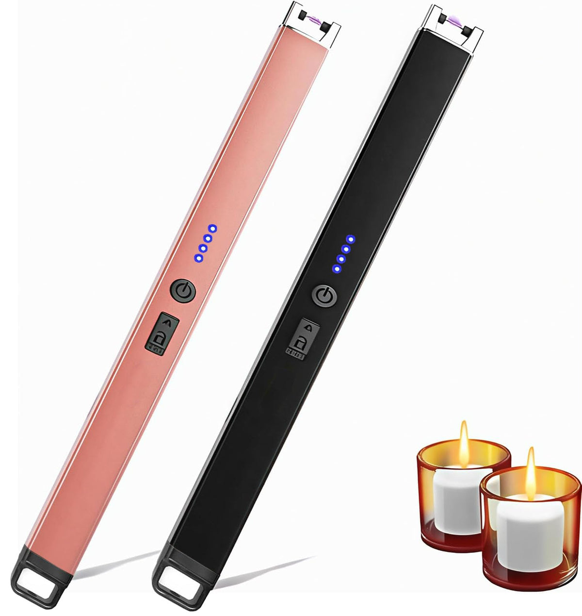 Gifts for Women 2 Pack Electric Candle Lighter Arc Windproof Flameless USB Rechargeable Lighter for Candles BBQ Camping Christmas Stocking Stuffers 🍁 All In One Marketplace Canada