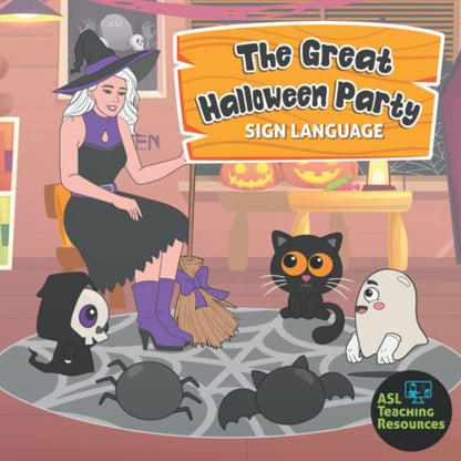 The Great Halloween Party: Sign Language for Kids