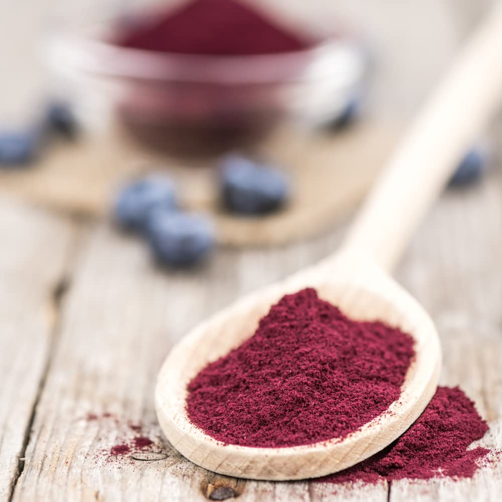 Organic Traditions Blueberry Powder - Canadian Organic Berries, 3.5oz (100g)