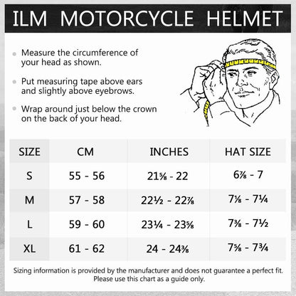 ILM Full Face Motorcycle Helmets for Adult Men and Women DOT Model ILM-313 🍁 All In One Marketplace Canada