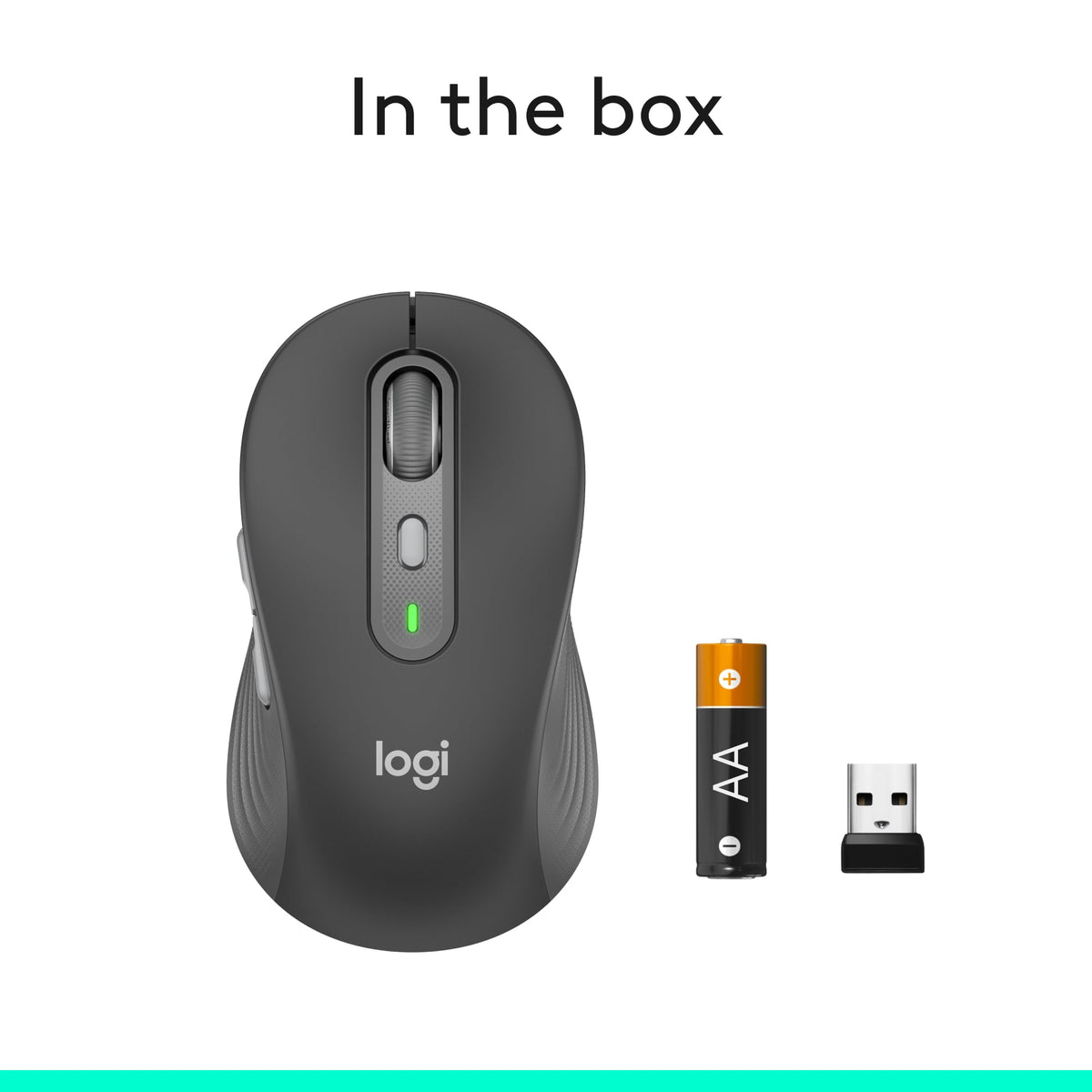 Logitech Signature Plus M750 L Wireless Mouse Large Hands - Graphite