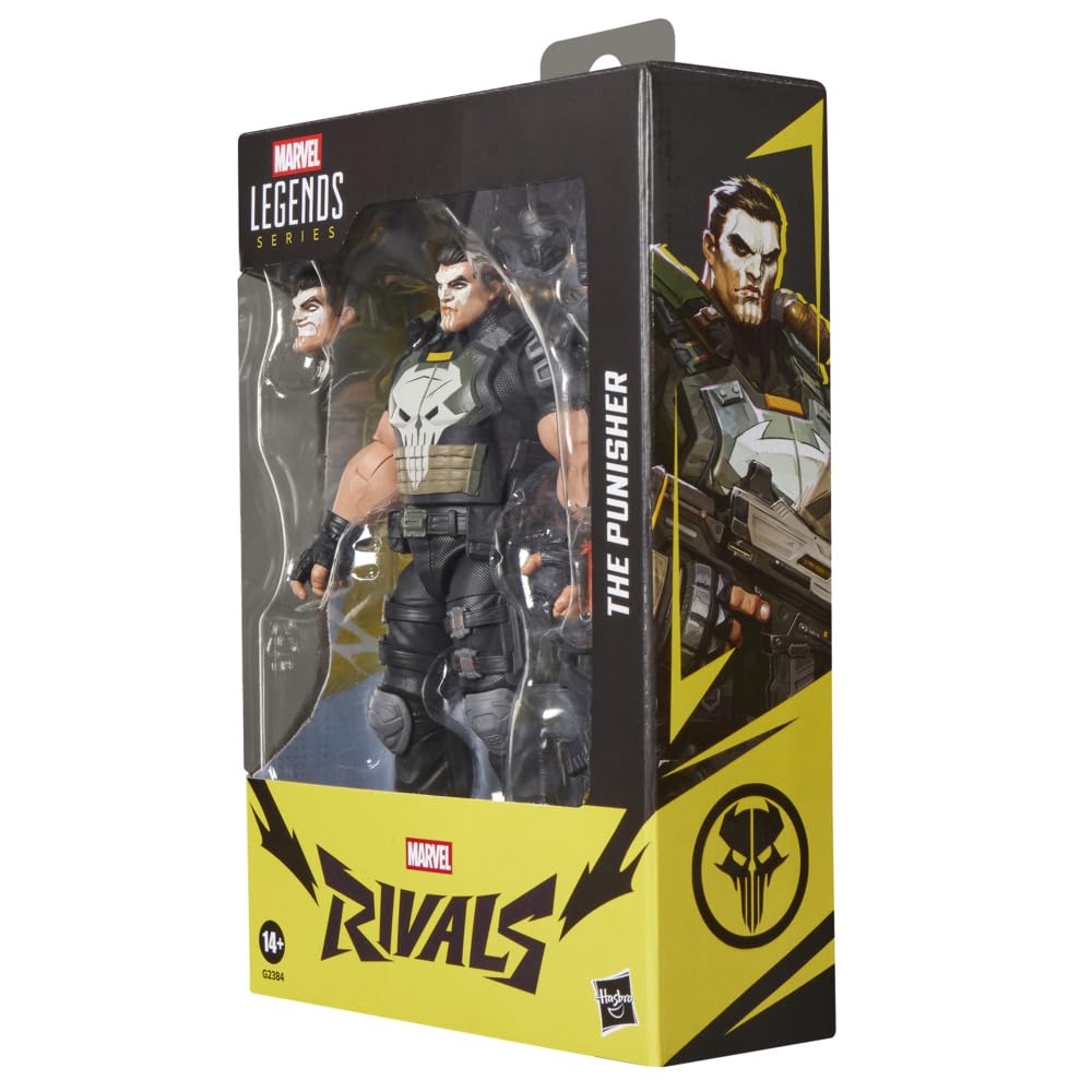 Marvel Legends Series Marvel Rivals The Punisher, Video Game-Inspired Collectible 6-Inch Action Figure