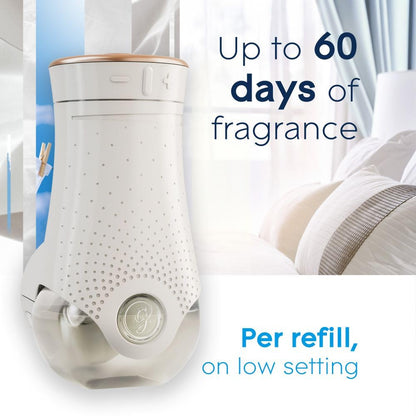 Glade PlugIns Air Freshener Oil Refill, Scented and Essential Oils for Home and Bathroom, Clean Linen, 5 Refills - Available at All In One Marketplace Canada