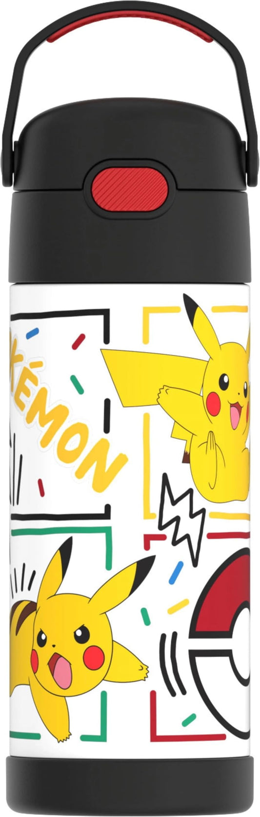 THERMOS FUNTAINER Water Bottle with Straw, 14oz, Pokemon 🍁 All In One Marketplace Canada