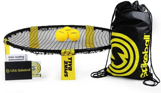 Spikeball Game Set (3 Ball Kit) - Outdoor Indoor Gift for Teens, Family - Yard, Lawn, Beach, Tailgate - Includes Playing Net, 3 Balls, Drawstring Bag, Rule Book