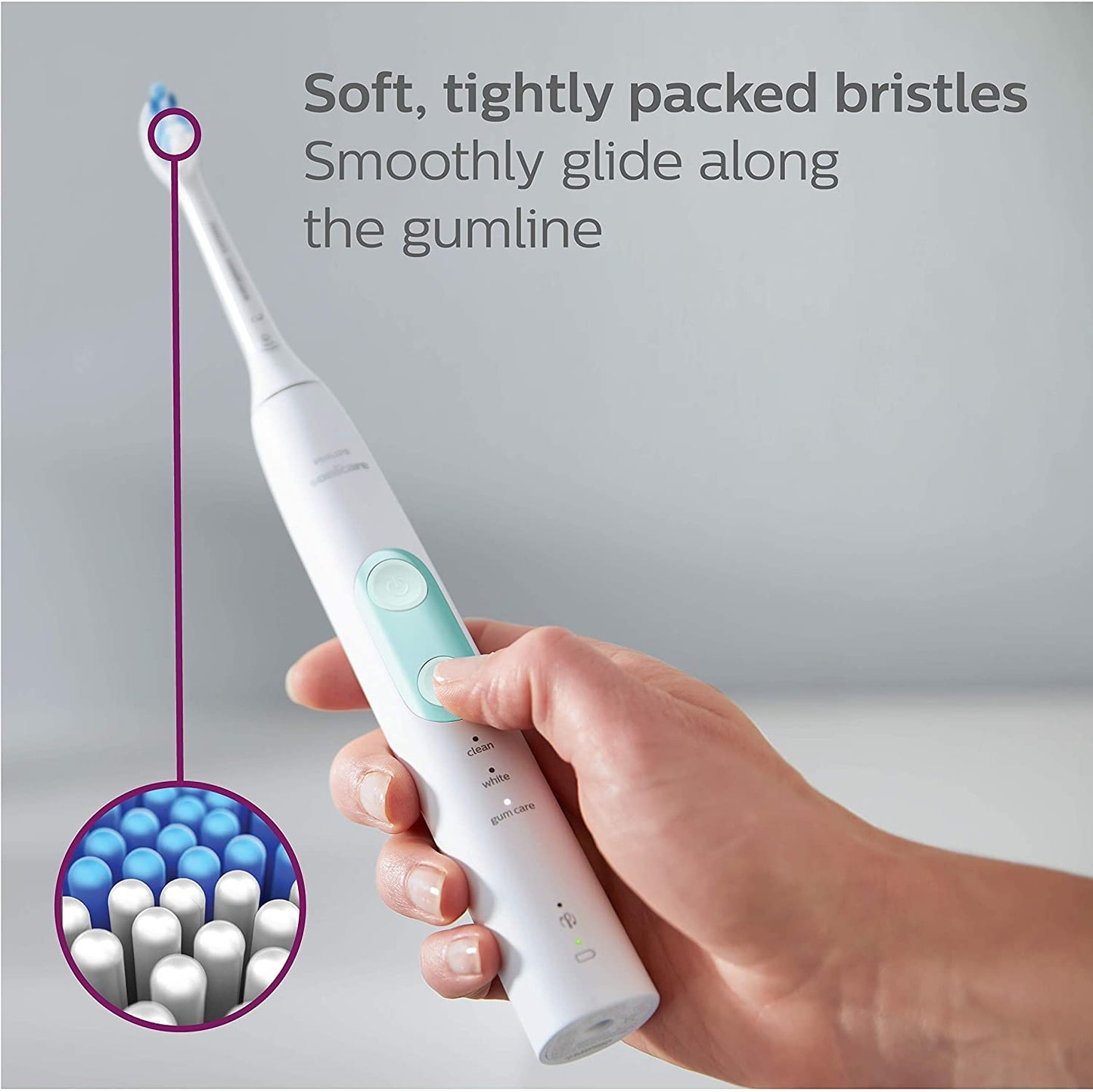 Philips Sonicare Optimal Gum Care Replacement Brush Heads, White, 3 pack, HX9033/65 - Available at All In One Marketplace Canada