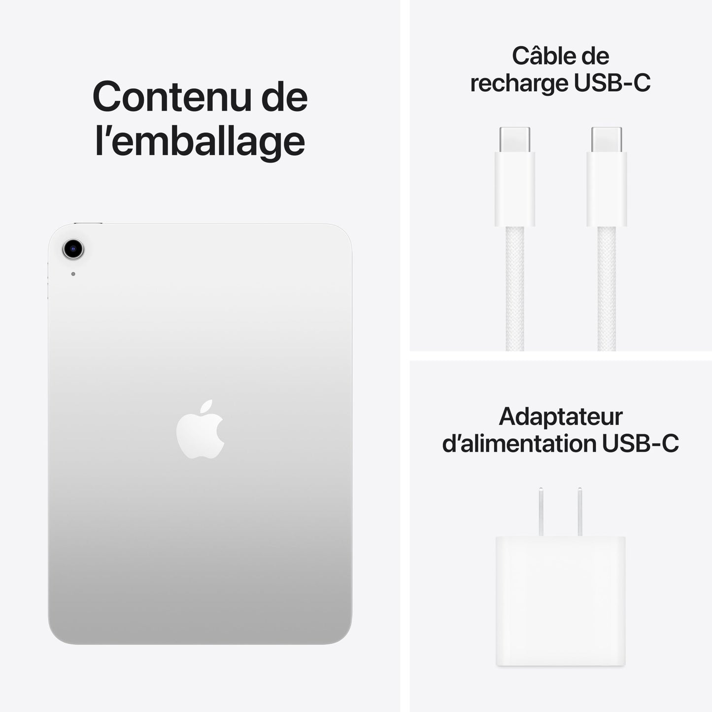 Apple iPad with A16 chip: 11-inch Liquid Retina Display, 128 GB, Wi-Fi 6, 12MP Front/12MP Back Camera, Touch ID, All-Day Battery Life — Silver 🍁 All In One Marketplace Canada