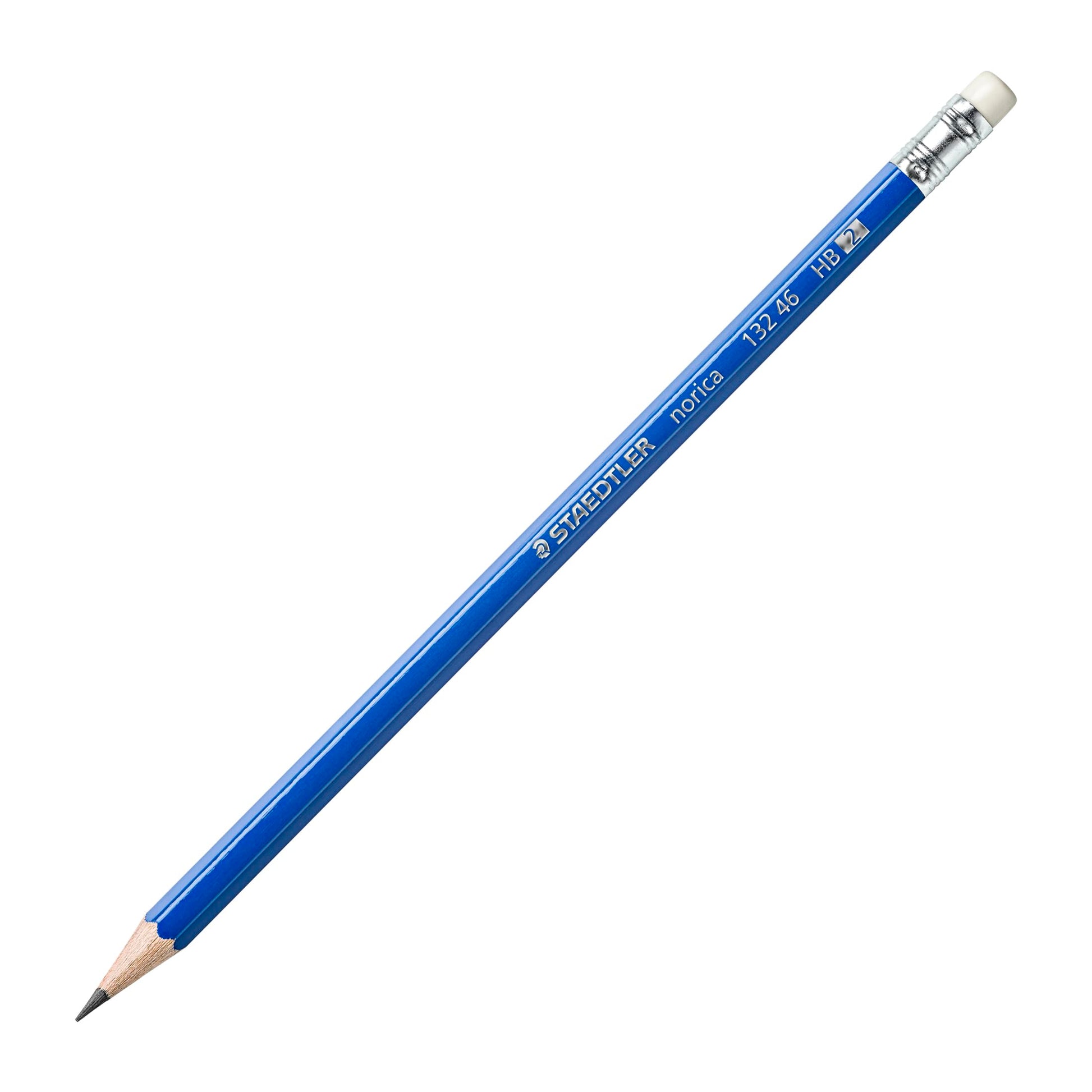 STAEDTLER Norica 2 Pencils Class Pack: 144 Sharpened Pencils + 12 Erasers