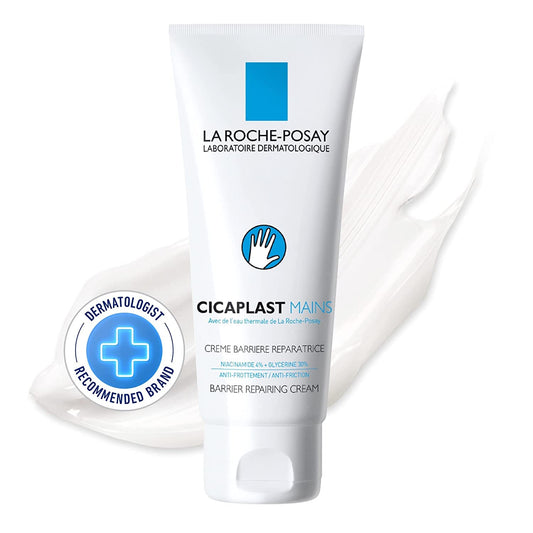 La Roche Posay Cicaplast Hand Cream for Dry & Cracked Hands with Glycerin and Shea Butter. Daily Hand Lotion, Moisturizing & instant relief for dry hands, Fragrance-Free, 100mL - Available at All In One Marketplace Canada