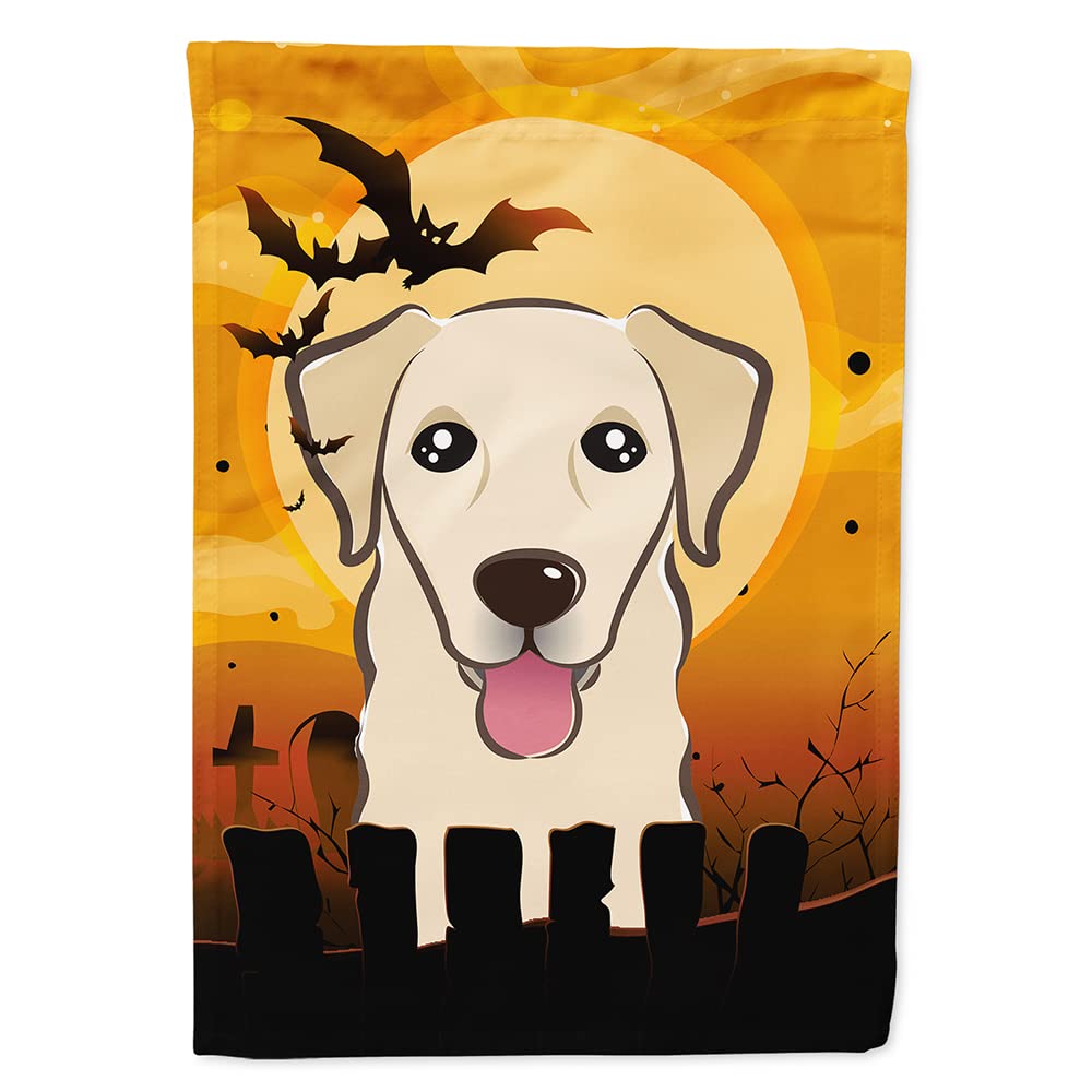 Caroline's Treasures BB1810CHF Halloween Golden Retriever Canvas House Size Flag, Multicolor, Large