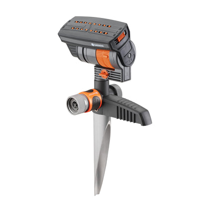 Gardena N83-SZMXFP Frost-Proof ZoomMaxx Oscillating Sprinkler on Spike, 2,300 Sq. Ft. Coverage, Spike Base for Flexible and Precise Watering, Includes Waterstop Quick Connector, Made in Germany 🍁 All In One Marketplace Canada