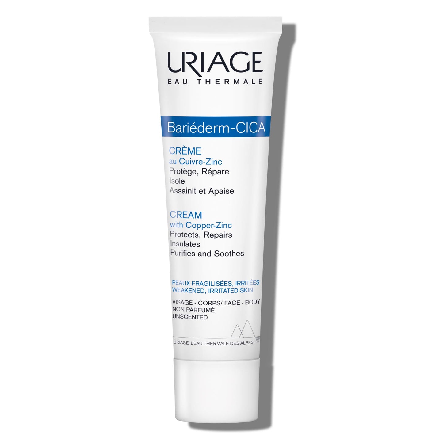 Uriage Bariéderm-CICA Repair Cream With Copper-Zinc & Hyaluronic Acid - Multi-Purpose Cream For Marks, Weakened & Irritated Skin - Face & Body Moisturizer For The Whole Family - 100ml 🍁 All In One Marketplace Canada Uriage