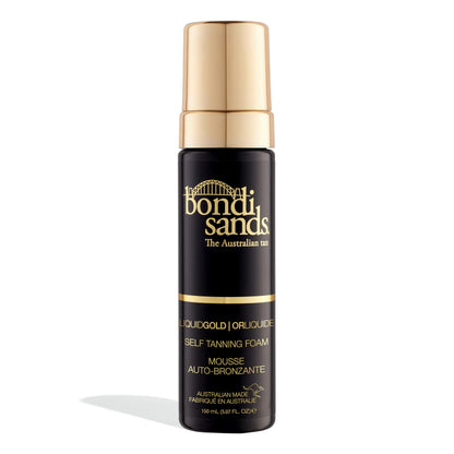 Mousse Autobronzante Liquide Dorée Bondi Sands | Sans Rinçage | Mousse Légère + Séchage Rapide Enrichie en Huile d'Argan, Procure un Bronzage Hydraté et Sans Traces | 150mL