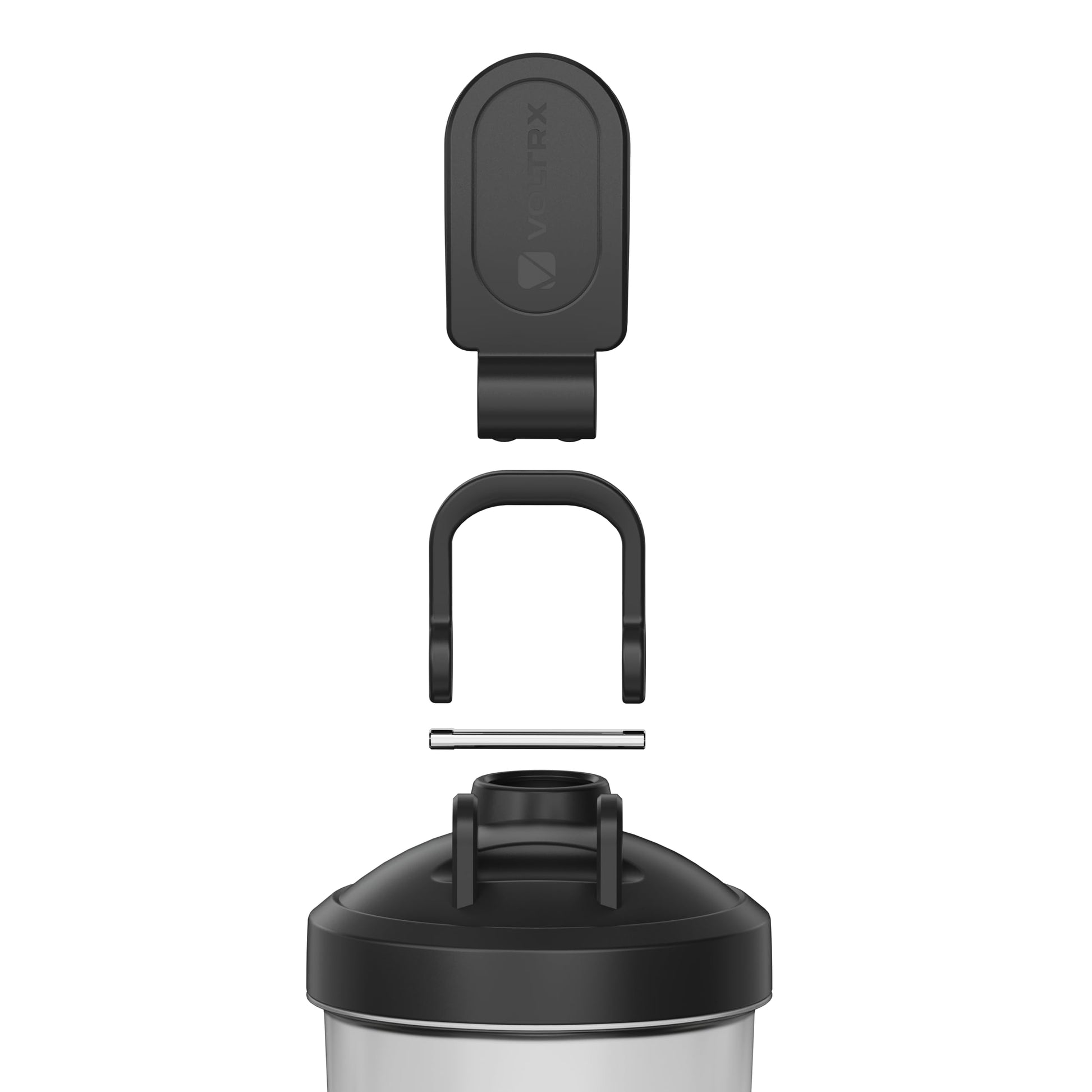 VOLTRX Protein Shaker Bottle, Titanus USB C Rechargeable Electric Protein Shake Mixer, Shaker Cups for Protein Shakes and Meal Replacement Shakes, BPA Free, 24oz - Available at All In One Marketplace Canada
