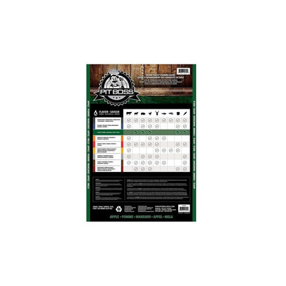 Pit Boss 100% All-Natural Hardwood Apple Blend BBQ Grilling Pellets, 20 Pound Bag Brown Pit Boss