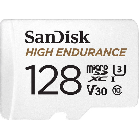 SanDisk 128GB High Endurance Video microSDXC Card with Adapter for Dash cam- C10, U3,V30,4K UHD,Micro SD Card-SDSQQNR-128G-GN6IA - Available at All In One Marketplace Canada