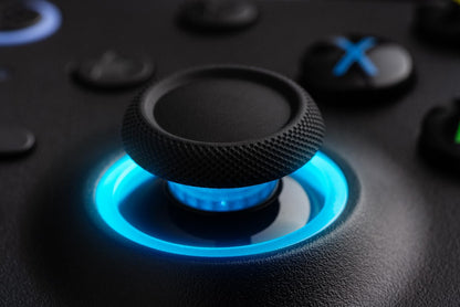 8BitDo Ultimate 2 Wireless Controller for Windows & Android, Gaming Controller with TMR Joysticks, Switchable Hall Effect/Tactile Triggers, RGB Fire Ring, 8Speed Wireless Tech, Black