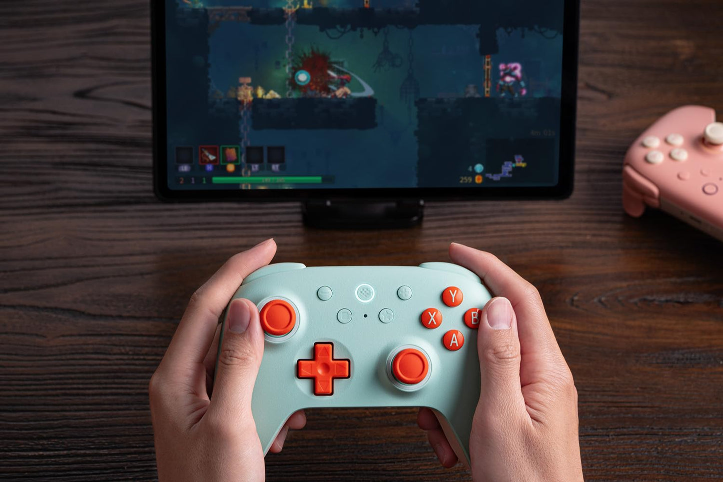 8Bitdo Ultimate 2C Wireless Controller for Windows PC and Android, with 1000Hz Polling Rate, Hall Effect Joysticks and Hall Triggers, and Remappable L4/R4 Bumpers (Mint)
