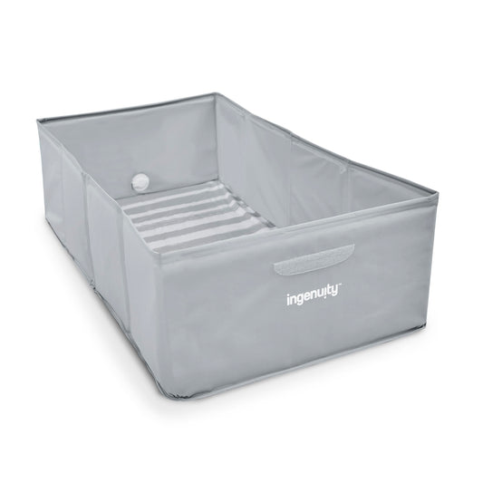 Ingenuity Tuckaway Toddler Tub, Converts Shower to Tub, Folds to Store, Easy to Clean, No Assembly Required, 12M-5Y 🍁 All In One Marketplace Canada Ingenuity