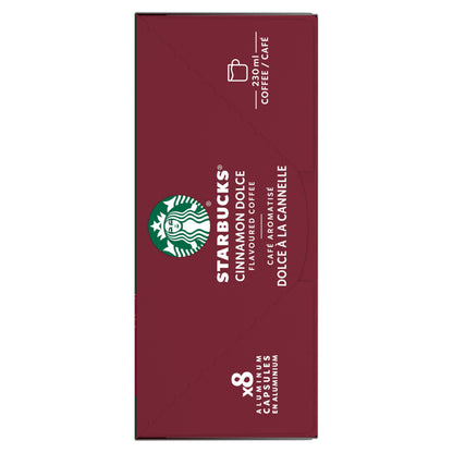 STARBUCKS Cinnamon Dolce for NESPRESSO VERTUO Coffee, 4 Boxes, 400 g Starbucks