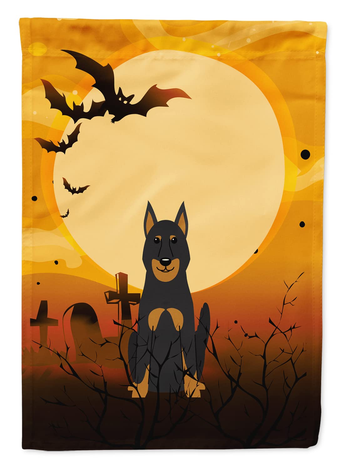 Caroline's Treasures BB4346GF Halloween Beauce Shepherd Dog Flag Garden Size, Small, Multicolor