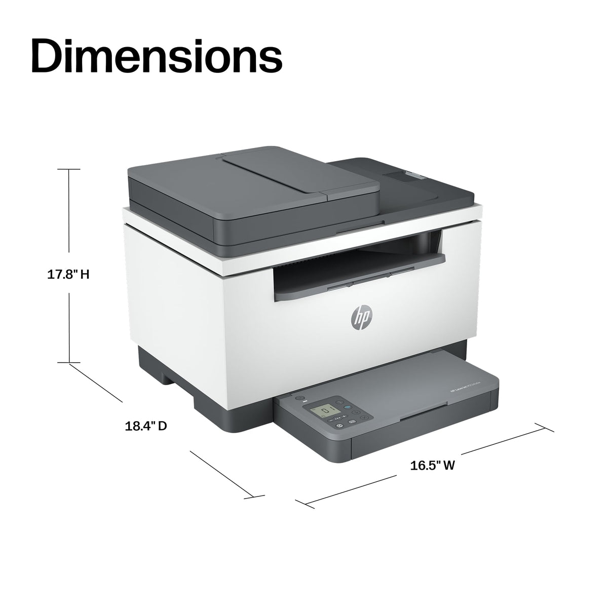 HP LaserJet Multi-Function M234sdw Monochrome Printer with Two-Sided Printing and Auto-Document Feeder | 6GX01F