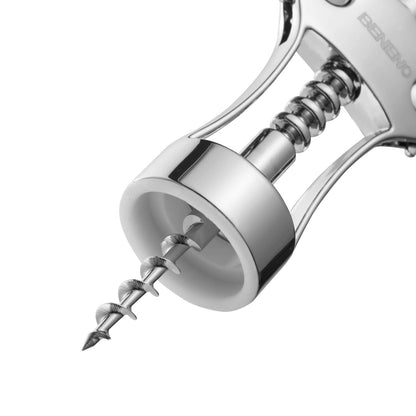 Wine Opener, BENENO Zinc Alloy Premium Wine Bottle Opener Wing Corkscrew with Multifunctional Corks and Caps Bottle Opener, Upgrade - Available at All In One Marketplace Canada