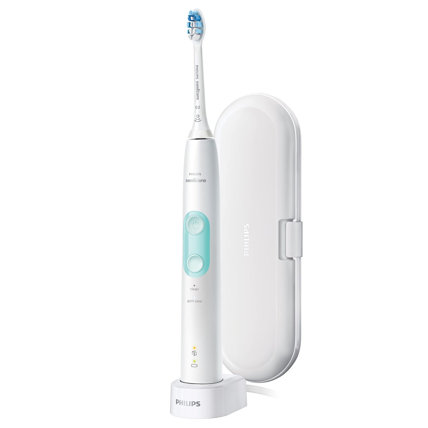 Philips Sonicare ProtectiveClean 4500 Rechargeable Electric Toothbrush, White, HX6827/11 PHILIPS