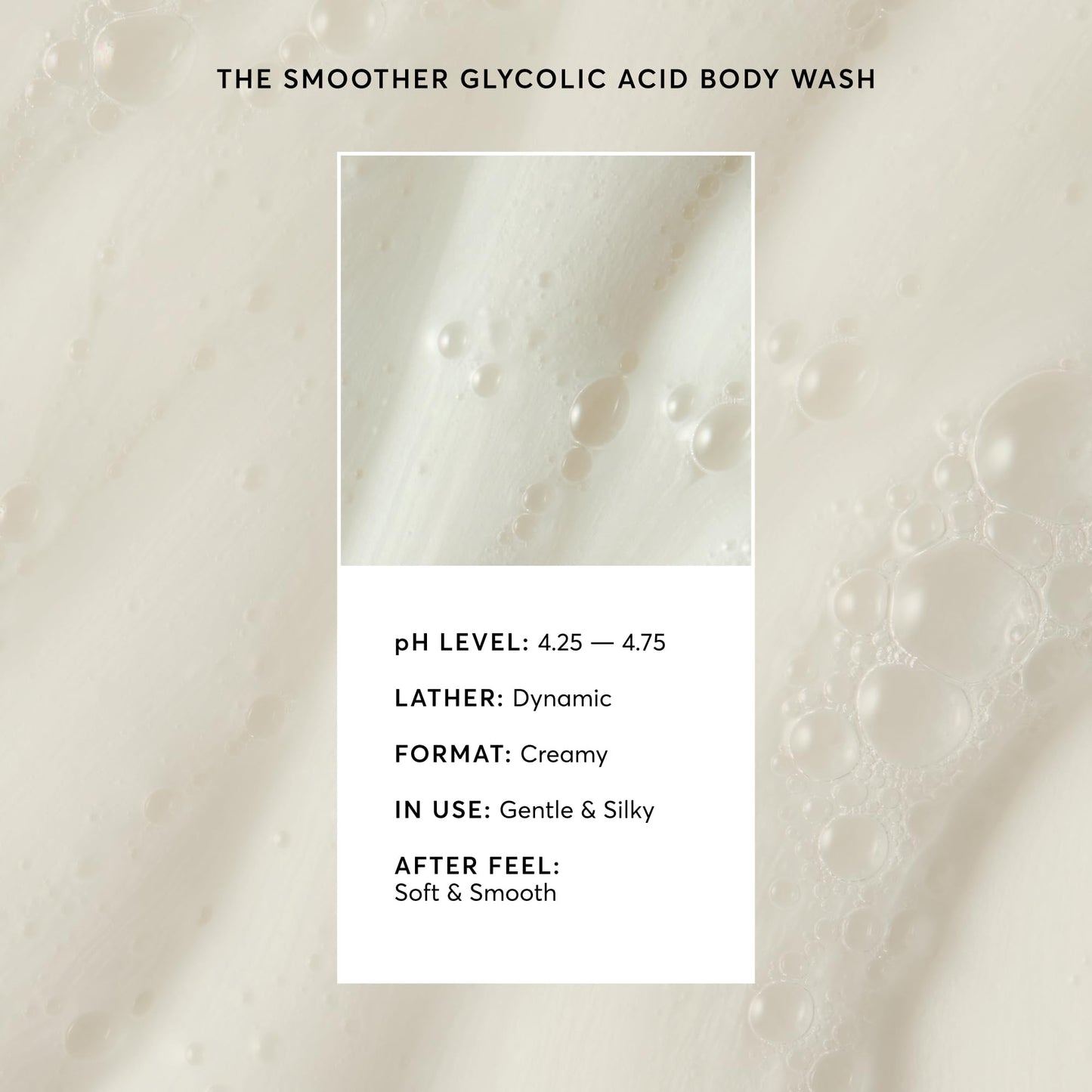 Naturium The Smoother Glycolic Acid Exfoliating Body Wash | With an AHA Blend of Glycolic & Lactic Acids, For Rough, Uneven Skin | 16.9 FL OZ / 500 ml