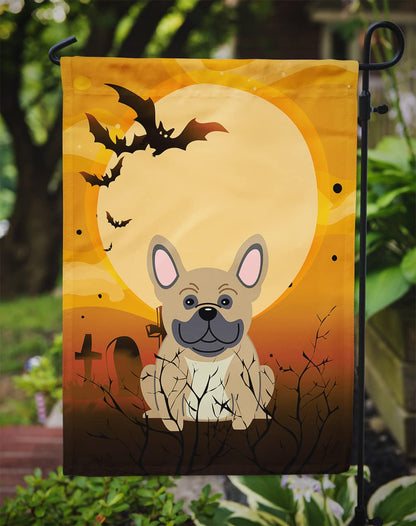 Caroline's Treasures BB4276GF Halloween French Bulldog Cream Garden Size Flag, Small, Multicolor