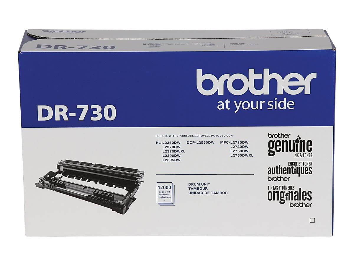 Brother-Genuine-Drum-Unit,-DR730,-Seamless-Integration,-Yields-Up-to-12,000-Pages,-Black-(Drum-Unit,-NOT-Toner) 🍁 All In One Marketplace Canada