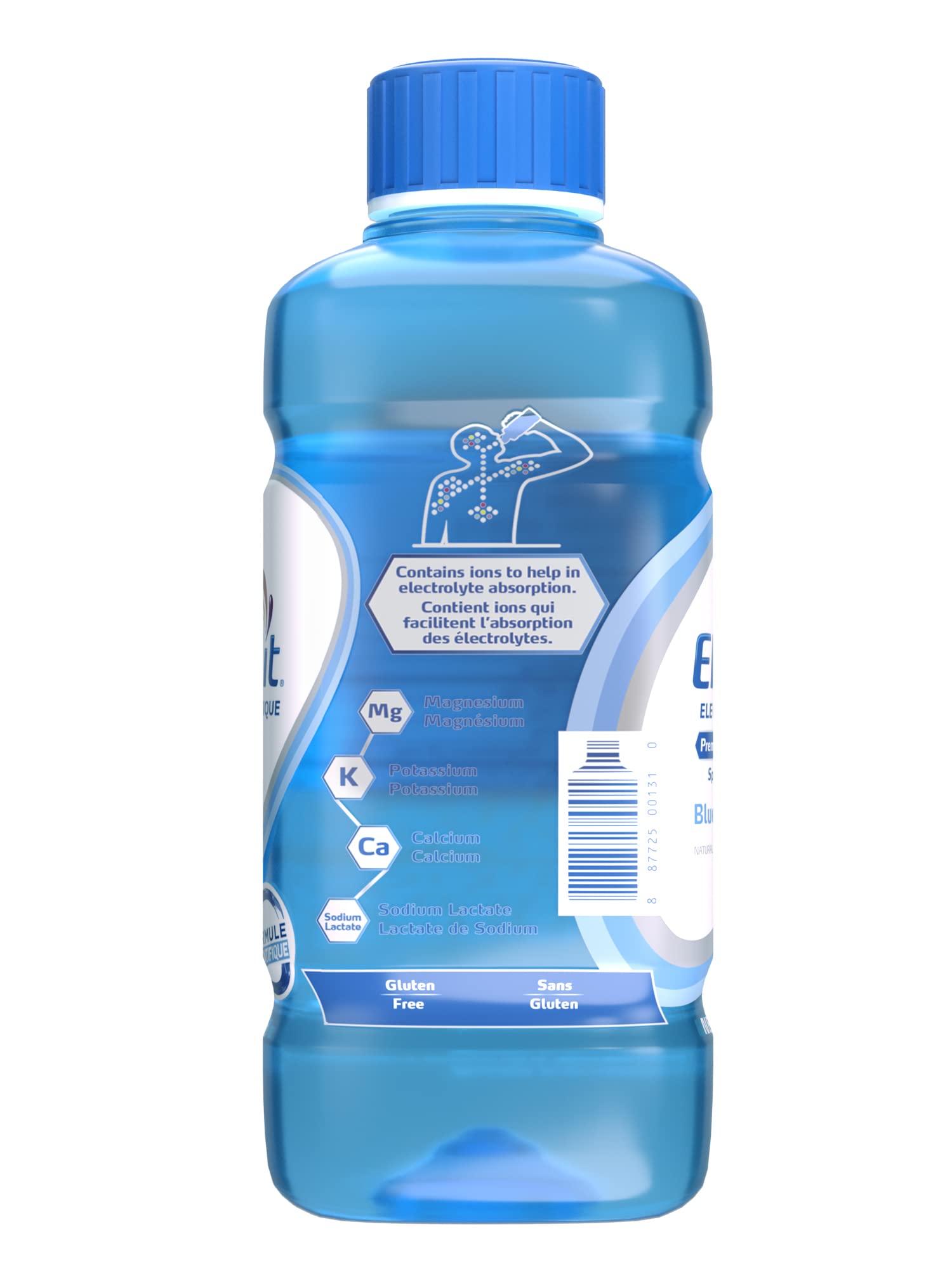 Electrolit Electrolyte Recovery Drink, Blue Raspberry Flavor, 625ml Bottles (12-Pack)