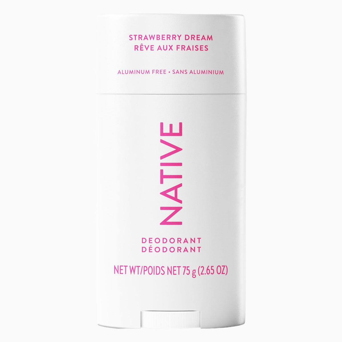 Native Aluminum-Free Deodorant, 72-Hour Protection, Strawberry Charm, 75 g