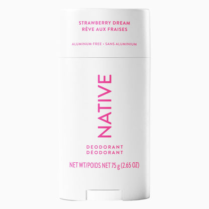Native Aluminum-Free Deodorant, 72-Hour Protection, Strawberry Charm, 75 g