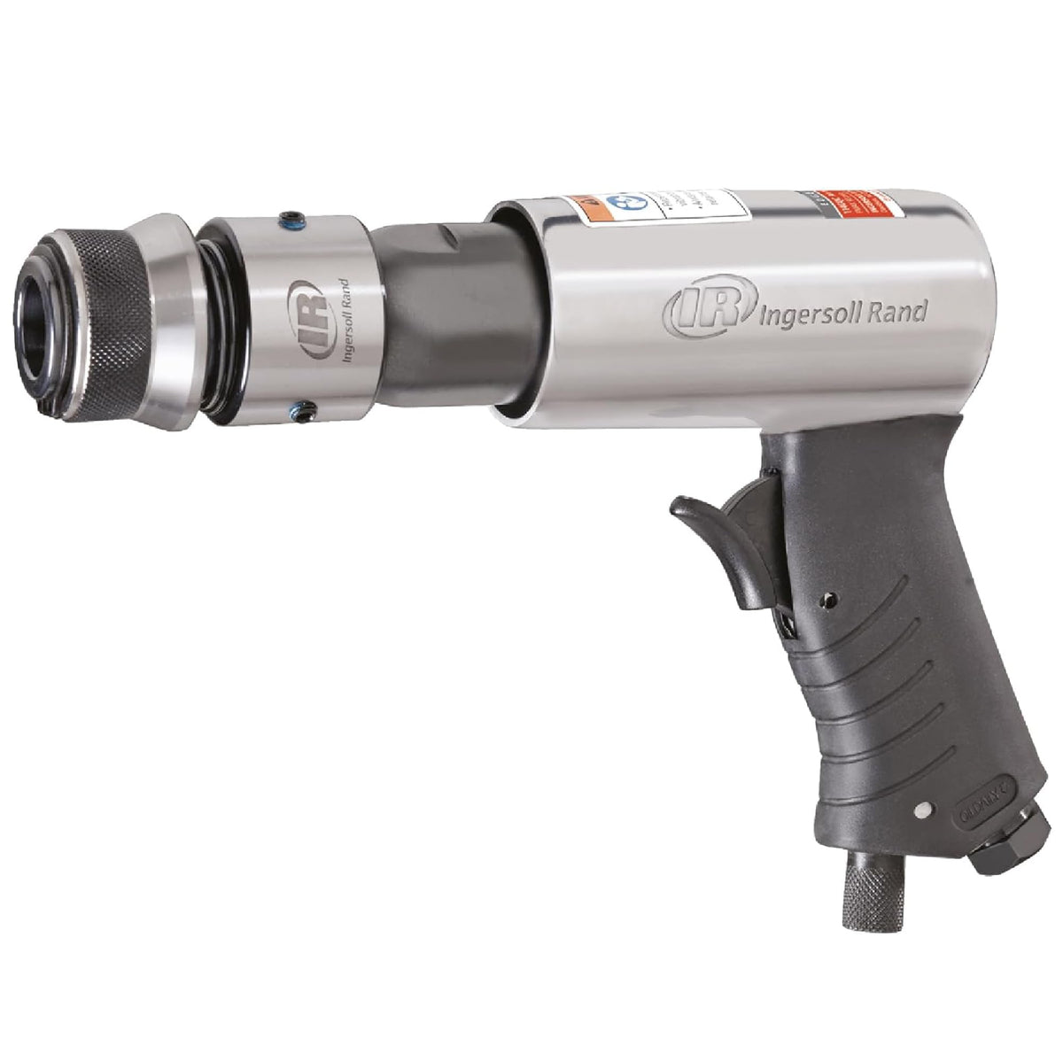 Ingersoll Rand 114GQC Air Hammer with 3-Piece Set, Tapered Punch, Panel Cutter, Flat Chisel, 2-5/8" Stroke, 3500 BPM, Plastic Handle, Gray