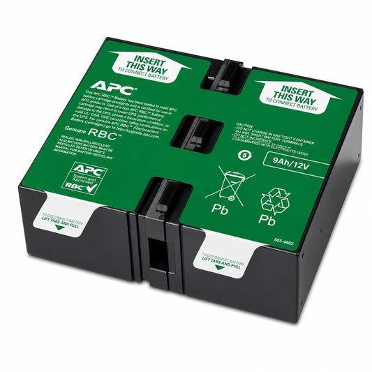 APC UPS Battery Replacement, APCRBC124, for APC UPS Models BX1500M, BR1500G, BR1300G, SMC1000-2U, SMC1000-2UC, BR1500GI, BX1500G, SMC1000-2U, SMC1000-2UC, and Select Others