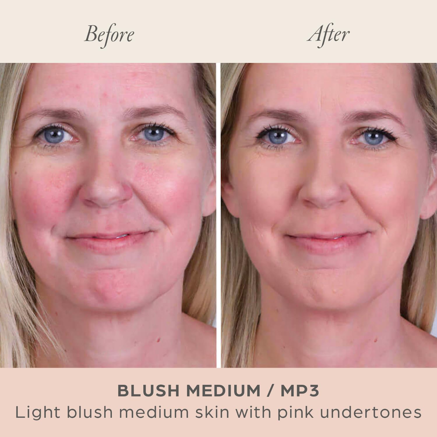 PÜR MINERALS 4-in-1 Pressed Mineral Makeup Powder Foundation with SPF 15 - Concealer & Finishing Compact Pressed Powder for Face - Buildable Medium to Full Coverage Foundation Powder (Blush Medium) PÜR MINERALS