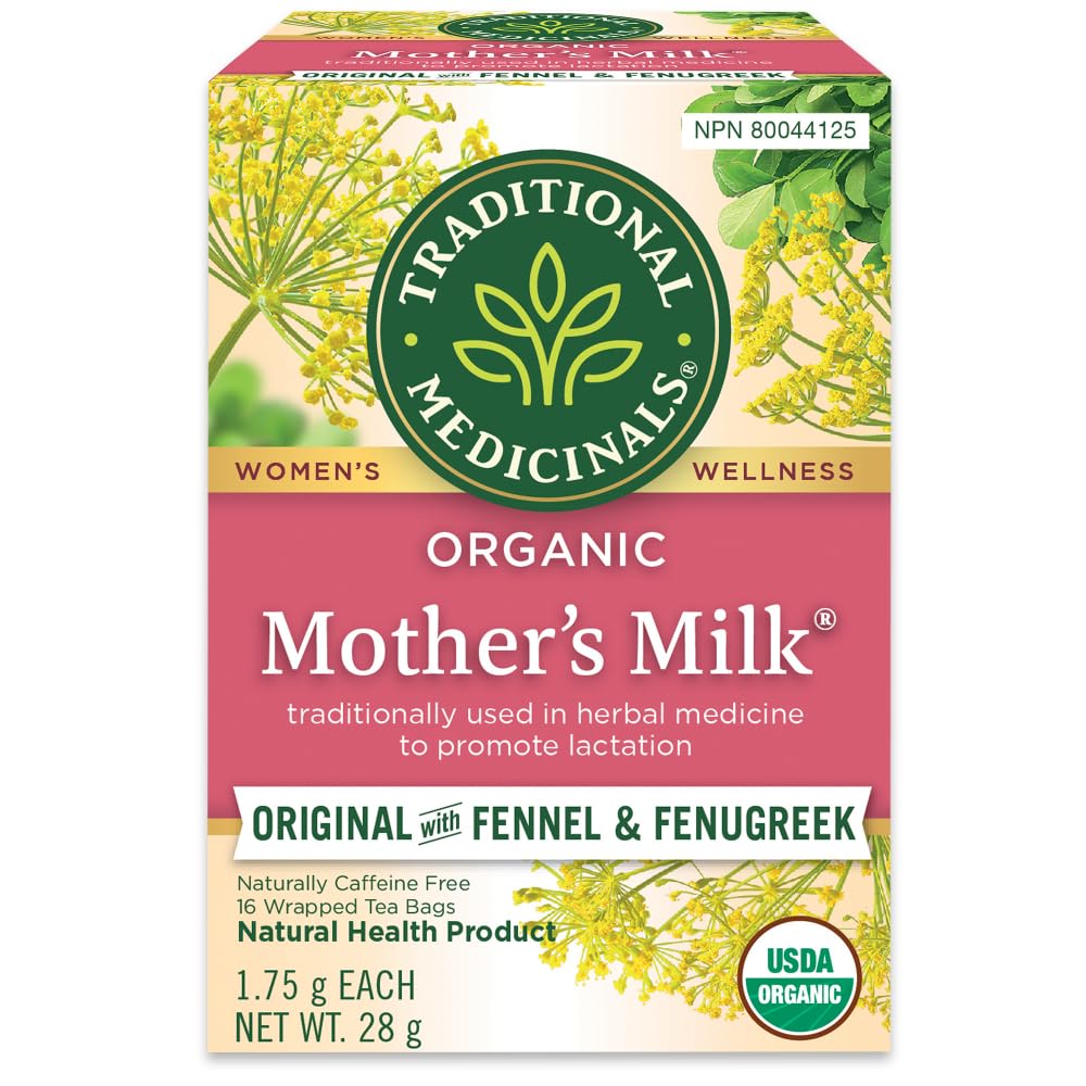 Traditional Medicinals Organic Mother's Milk Lactation Tea - 6 Pack (96 Tea Bags)