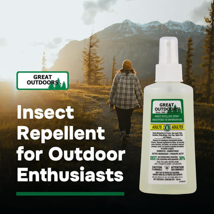 Great Outdoors Insect Repellent 30% DEET Pump Spray, 150mL Great Outdoors